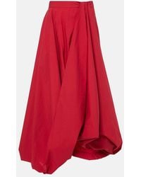 Brunello Cucinelli - Cotton Skirt - Lyst