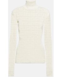 Givenchy - Pullover 4G in jacquard a collo alto - Lyst
