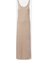 The Row - Nareen Knitted Cashmere Maxi Dress - Lyst