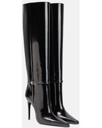Saint Laurent - Vendome 110 Leather Knee-high Boots - Lyst