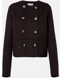 Proenza Schouler - Chaqueta Cruzada Label Courtney En Mezcla De Lana - Lyst