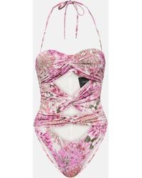 Giambattista Valli - Saint-remy Cutout Floral Swimsuit - Lyst