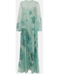 Costarellos - Yesenia Embroidered Tulle Gown - Lyst