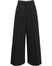 Marni Hose mit weitem Bein - Schwarz