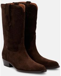 Paris Texas - Hilda 35 Suede Cowboy Boots - Lyst