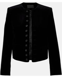 Nili Lotan - Patti Cotton Velvet Jacket - Lyst