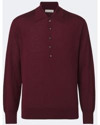 Dries Van Noten - Wool Polo Sweater - Lyst