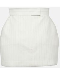 Alex Perry - High-Rise Pinstripe Miniskirt - Lyst