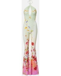 Roberto Cavalli - Floral Jumpsuit - Lyst