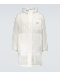 Prada Re-nylon Raincoat - White