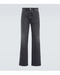 Ami Paris - Mid-Rise Straight Jeans - Lyst