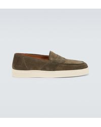 George Cleverley - Loafers Joey Ii Aus Veloursleder - Lyst