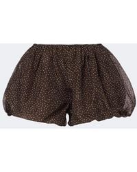 SIR. - Polka-Dot Silk Organza Shorts - Lyst