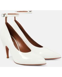 Alaïa - Shark Patent Leather Pumps - Lyst