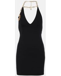Area - Chain-Detail Minidress - Lyst