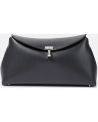 TOTEME - Clutch T-Lock Small Aus Leder - Lyst