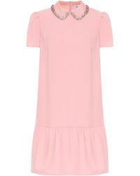 RED Valentino Minikleid mit Kristallen - Pink