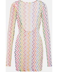 Missoni - Zigzag Lame Beach Dress - Lyst