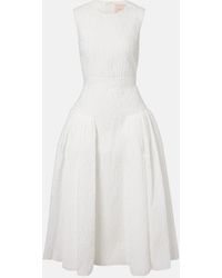 ROKSANDA - Bridal Aya Cloque Midi Dress - Lyst