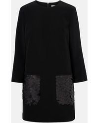 JOSEPH - Bixio Sequined Satin Twill Minidress - Lyst