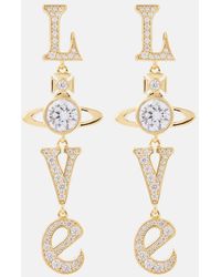 Vivienne Westwood - Roderica Crystal-embellished Earrings - Lyst