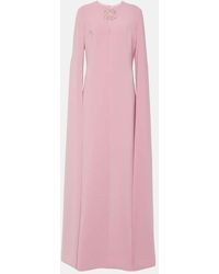 Elie Saab - Embellished Caped Gown - Lyst