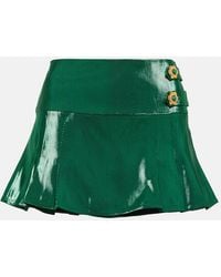 Miss Sohee - Silk Lame Miniskirt - Lyst