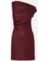 Faithfull the Brand - Suis Draped Linen Minidress - Lyst