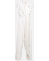 ROKSANDA - Bridal Cape-detail Wool Jumpsuit - Lyst