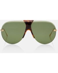 Loewe - Slim Aviator Sunglasses - Lyst