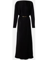 Max Mara - Draped Satin Gown - Lyst