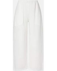 Leset - Cropped-Hose Niko Aus Ramie - Lyst