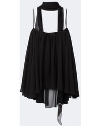 De La Vali - Agapito Georgette Top - Lyst