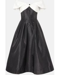 Rebecca Vallance - Eliza Off-Shoulder Midi Dress - Lyst