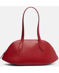 Aesther Ekme - Cosmo Medium Leather Bowling Bag - Lyst