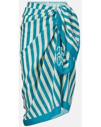 Eres - Symbiose Cotton And Silk Beach Cover-Up - Lyst