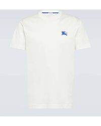 Burberry - Camiseta de jersey de algodon con EKD - Lyst