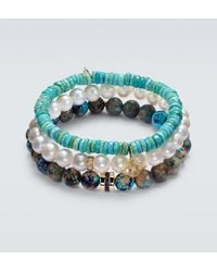 Sydney Evan - 14Kt Bracelet With Diamonds And Sapphires - Lyst