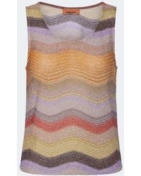 Missoni - Wave Lame Top - Lyst