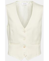 Wardrobe NYC - Cropped Wool Vest - Lyst