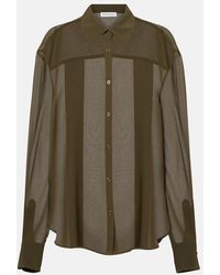 Frankie Shop - Hemd Peri Aus Georgette - Lyst