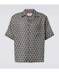 Valentino - Hemd Toute La V Aus Leinen - Lyst