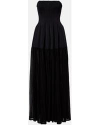 Jonathan Simkhai - Strapless Tulle Maxi Dress - Lyst