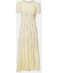 Self-Portrait - Verziertes Midikleid Aus Spitze - Lyst