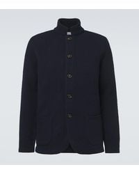 Eleventy - Wool And Cashmere-Blend Cardigan - Lyst