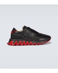 Christian Louboutin - Loubishark Leather Sneakers - Lyst