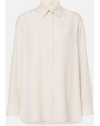 The Row - Sisilia Silk Shirt - Lyst