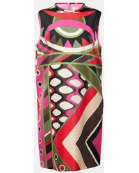 PUCCI - Vivara Print Mini Dress - Lyst