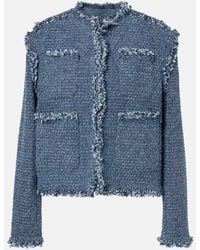 Sacai - Denim Tweed Jacket - Lyst