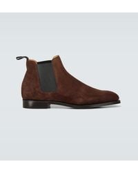 John Lobb - Lawry Suede Boot - Lyst